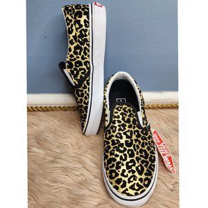 NWT VANS CLASSIC SLIP ON METALLIC /SUEDE SNEAKERS Y6/W7